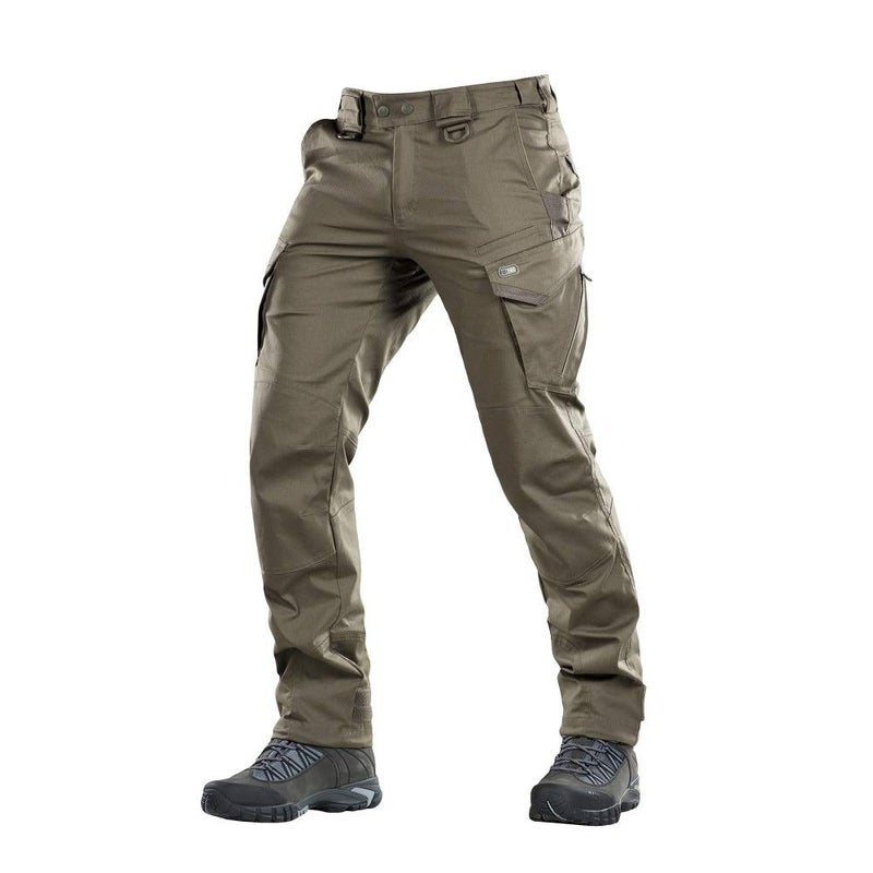 M-Tac Aggressor Flex Tactical Cargo Pants for Men â€“ Durable Rip-Stop Cargo Work Trousers with Reinforced Knees, Stretch Fit and Outdoor Comfort (Dark Olive, 40/36) - Image 1